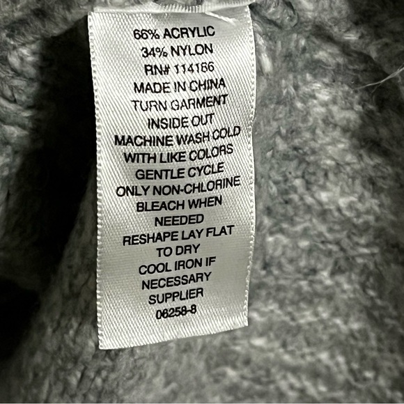 ST. JOHN’S BAY WOMENS GRAY KNIT SWEATER, Size XL - Picture 8 of 8